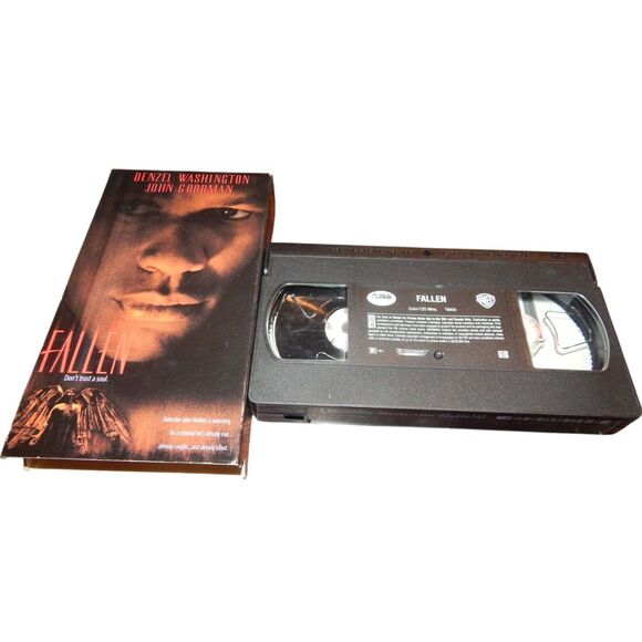 FALLEN Denzel Washington John Goodman vintage VHS in original paper case - Picture 2 of 6